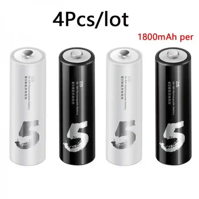 Xiaomi ZMI ZI5 Ni-MH AA Rechargeable Batteries (4 Pcs)